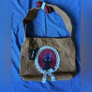 Her Universe/Studio Ghibli Kiki's Delivery Service Jiji CORDUROY Bag-NWT